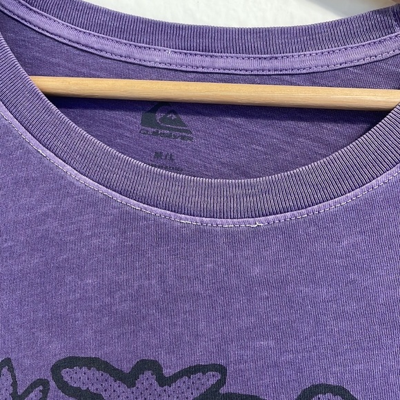Oversized purple Quicksilver tee - Picture 3 of 6